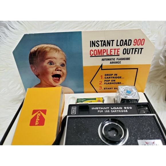 Vintage 1970's IMPERIAL Instant Load 900 for 126 Cartridge Camera Advertising - Picture 9 of 11